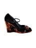 Via Spiga Paisley Black Wedges Size 8 - photo 1