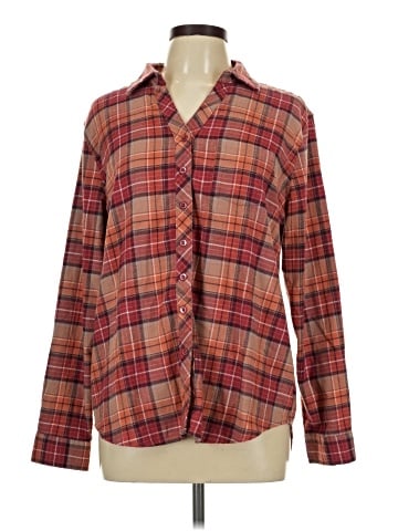 Weatherproof Long Sleeve Button-Down Shirt (view 1)