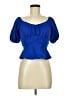 Altar'd State Blue Short Sleeve Blouse Size S - photo 1