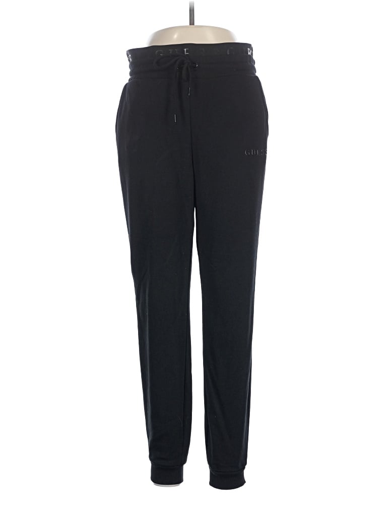 Pre-owned Guess Track Pants In Black