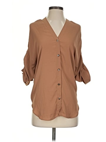Timing 3/4 Sleeve Blouse (view 1)