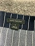 Ann Taylor 100% Polyester Stripes Blue Black Long Sleeve Blouse Size 6 - photo 7