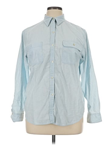 Lauren Jeans Co. Long Sleeve Button-Down Shirt (view 1)