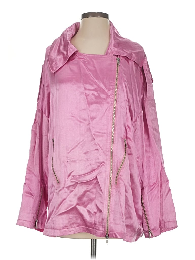 Pre-owned Free People Raincoat In Pink