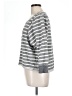 Kut from the Kloth 100% Cotton Stripes Gray Pullover Sweater Size L - photo 5