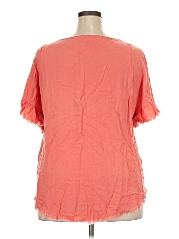 Umgee Short Sleeve Blouse (view 2)