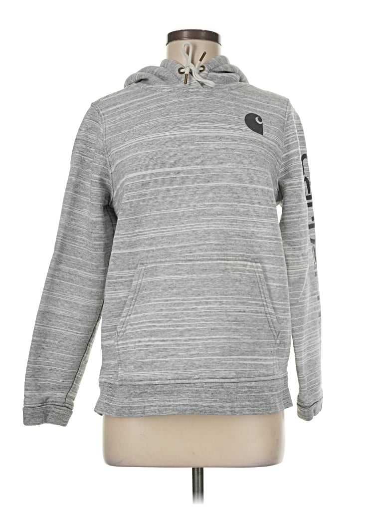 Pre-owned Carhartt Pullover Hoodie In Gray