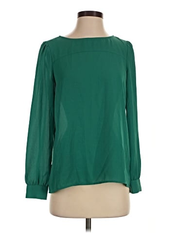 J.Crew Factory Store Long Sleeve Blouse (view 1)