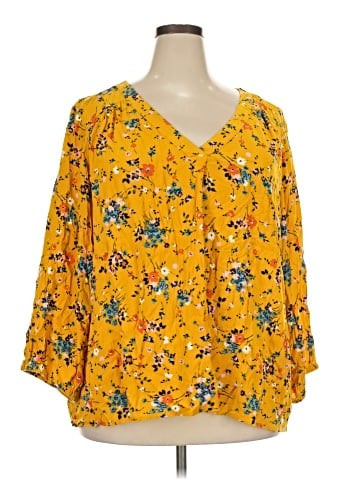St. John's Bay 3/4 Sleeve Blouse (view 1)