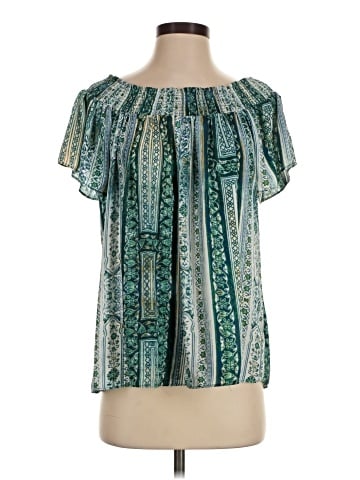 HD in Paris Short Sleeve Blouse (view 1)
