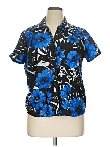 Lemon Grass Short Sleeve Blouse (view 1)