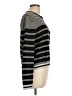 Jason Wu Stripes Black Pullover Sweater Size L - photo 4