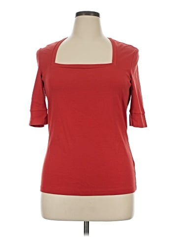 Lafayette 148 New York 3/4 Sleeve T-Shirt (view 1)