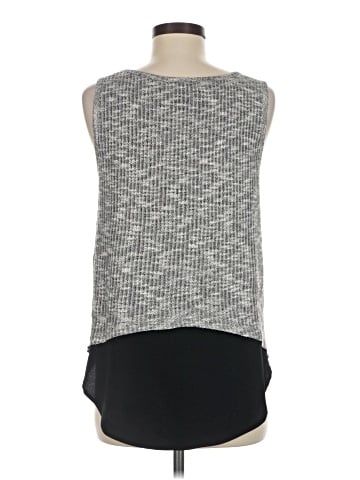 August Silk Sleeveless T-Shirt (view 2)