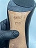 Gucci Black Brown Heels Size 7 1/2 - photo 6