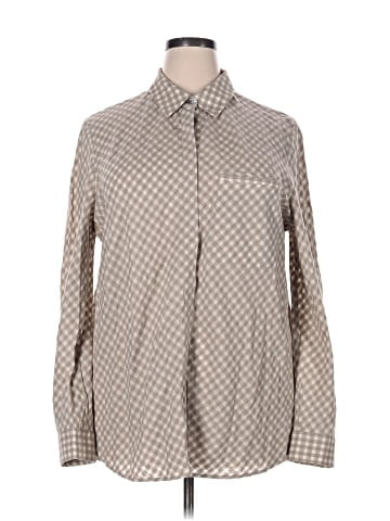 Lafayette 148 New York Long Sleeve Blouse (view 1)