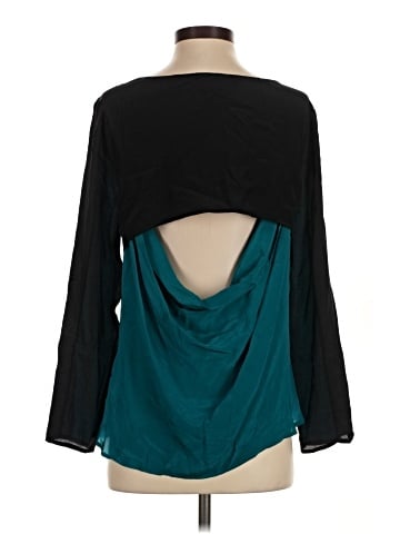 Aryn K. 3/4 Sleeve Silk Top (view 2)