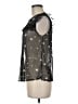 Live 4 Truth 100% Polyester Stars Black Sleeveless Blouse Size M - photo 5