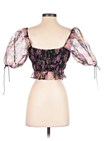 For Love & Lemons Short Sleeve Blouse (view 2)