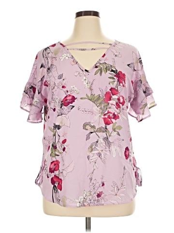 Maurices Short Sleeve Blouse (view 1)