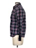 Lands' End Canvas Plaid Blue Long Sleeve Button-Down Shirt Size XS - photo 5