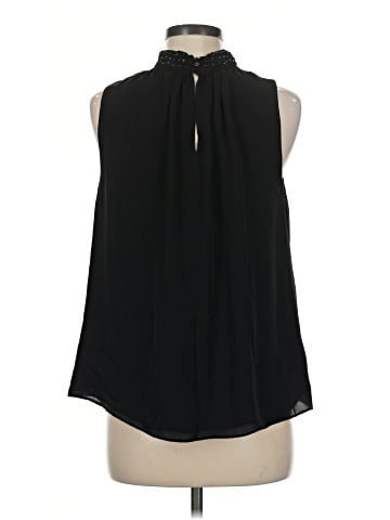 Parker Sleeveless Silk Top (view 2)