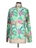 Sigrid Olsen Tropical Green Track Jacket Size L - photo 1