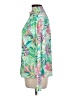 Sigrid Olsen Tropical Green Track Jacket Size L - photo 5