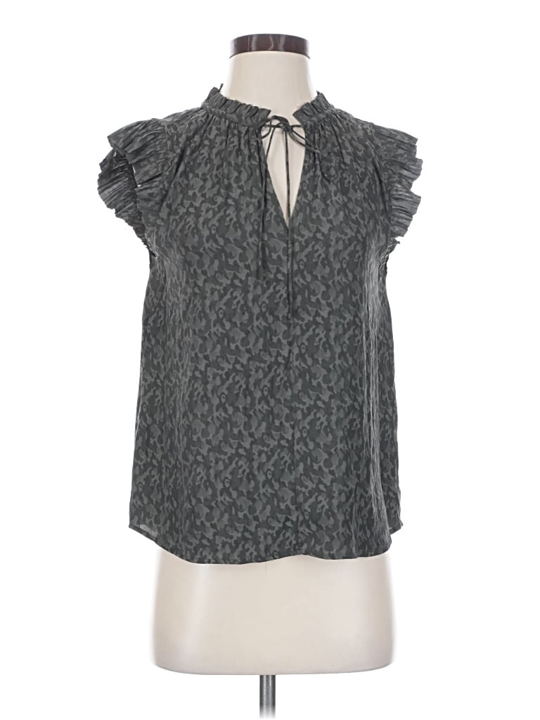Pre-owned Current Air Sleeveless Blouse In Gray