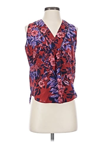 Rebecca Taylor Sleeveless Silk Top (view 1)
