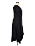 Perceptions Solid Black Cocktail Dress Size XL - photo 4