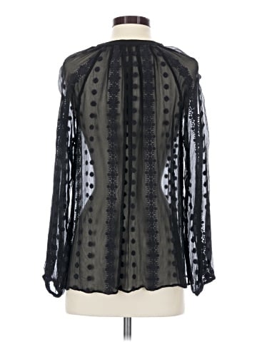 Zoa Long Sleeve Silk Top (view 2)