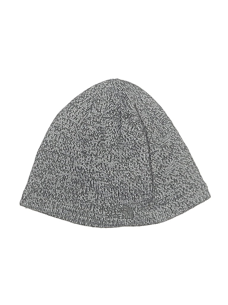 Pre-owned The North Face Beanie Hat In Gray