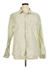 Old Navy Stripes Green Long Sleeve Button-Down Shirt Size XL - photo 1