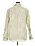 Old Navy Stripes Green Long Sleeve Button-Down Shirt Size XL - photo 2