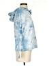 Bobi Tie-dye Blue Pullover Hoodie Size XS - photo 4