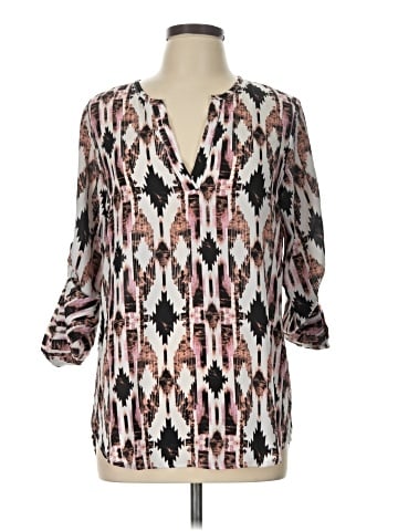 Collective Concepts 3/4 Sleeve Blouse (view 1)