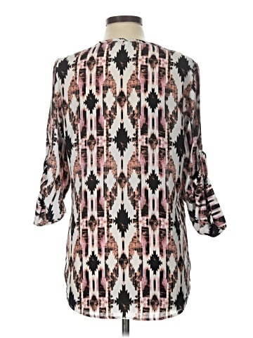 Collective Concepts 3/4 Sleeve Blouse (view 2)