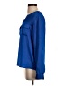 Outback Red 100% Polyester Blue Long Sleeve Blouse Size S - photo 5