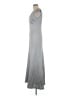 St. John Metallic Gray Casual Dress Size 6 - photo 5