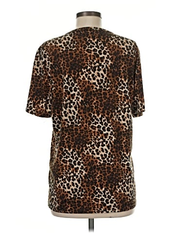 Allegra K Short Sleeve T-Shirt (view 2)