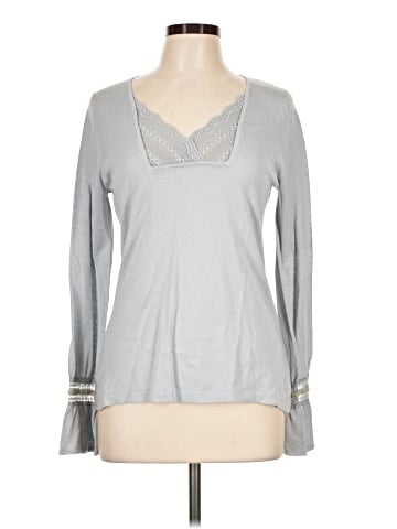 August Silk Long Sleeve Top (view 1)