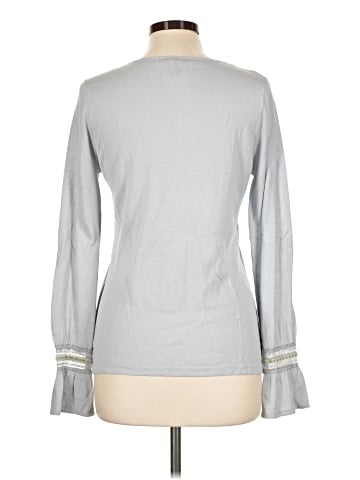 August Silk Long Sleeve Top (view 2)