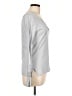 August Silk Gray Long Sleeve Top Size L - photo 4