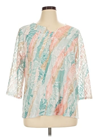 Alfred Dunner 3/4 Sleeve Blouse (view 1)