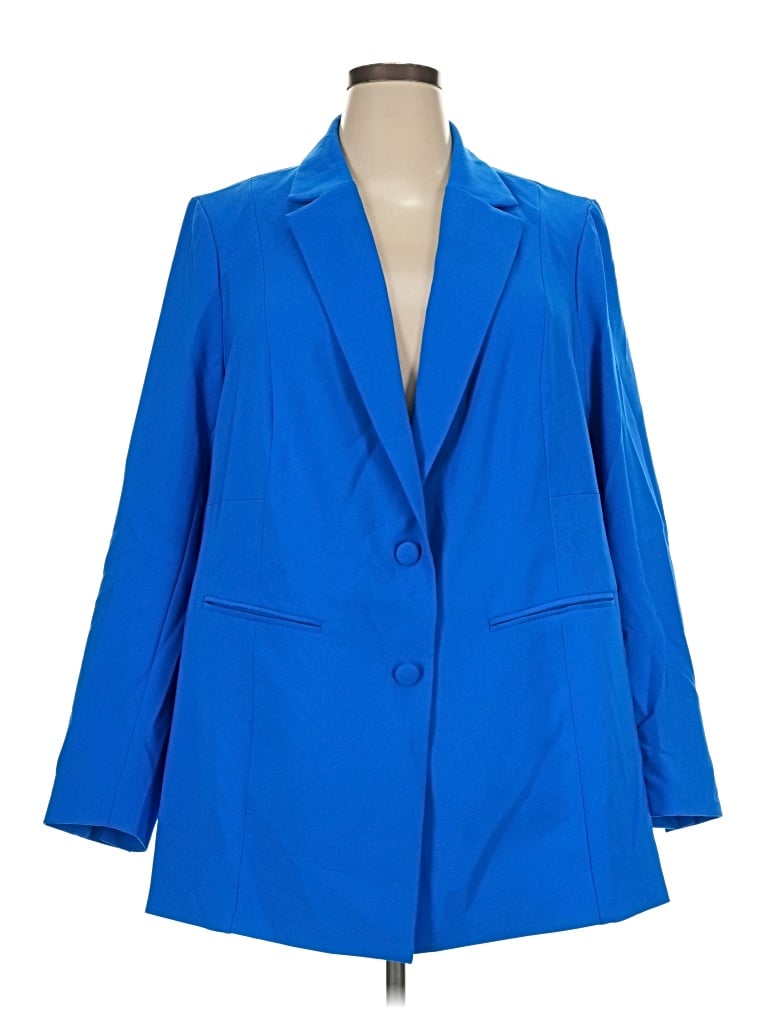 Pre-owned Studio By Torrid Blazer Jacket In Blue