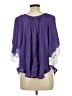 Assorted Brands Purple 3/4 Sleeve Blouse Size L - photo 2