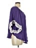 Assorted Brands Purple 3/4 Sleeve Blouse Size L - photo 4