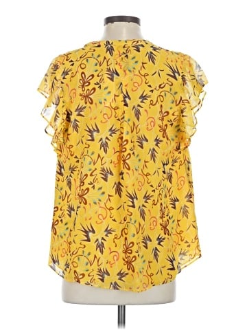 A.L.C. 3/4 Sleeve Silk Top (view 2)