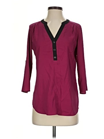 New York & Company 3/4 Sleeve Blouse (view 1)